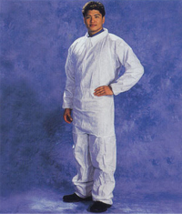 Coverall,SMS, Zip Front, Elastic Wrist & AnkleAbso